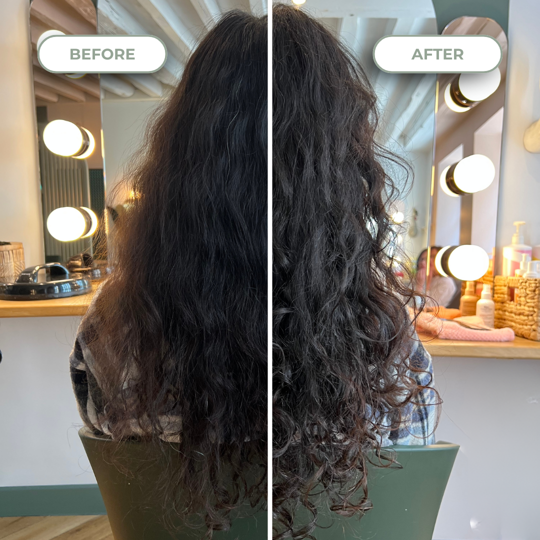 Textured, Coily and Frizzy Hair Routine